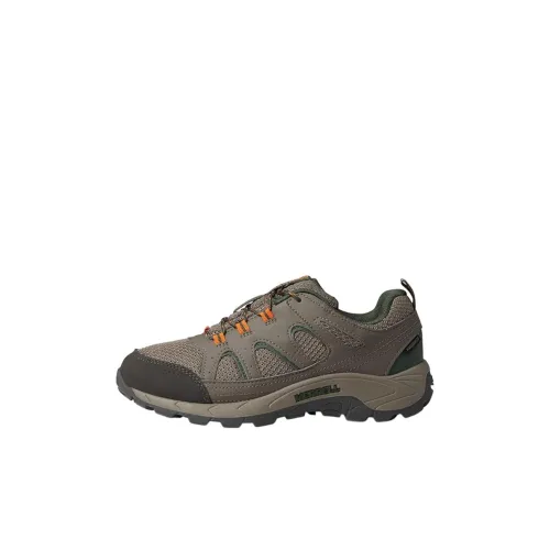 MERRELL Oakcreek противоскользящий устойчивый к истиранию дышащий низкий верх детская туристическая обувь серый детский