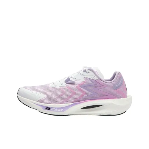 361° Speed 3 PRO Амортизаторы Slip-resistant устойчивые к истиранию дышащие низкий топ беговые кроссовки унисекс белый фиолетовый