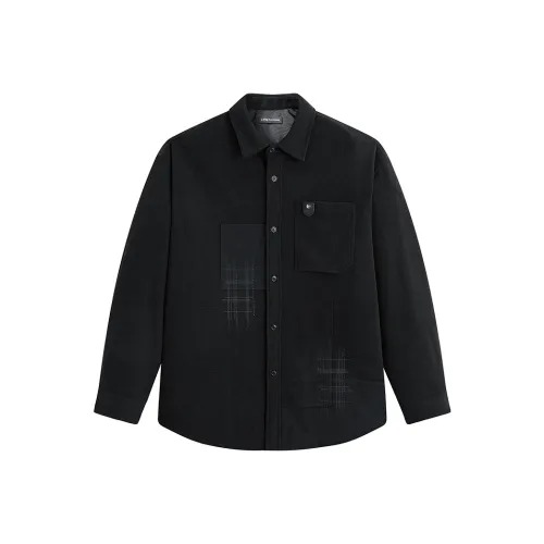 PEACEBIRD MEN Клетчатая длинная рубашка с длинным рукавом унисекс