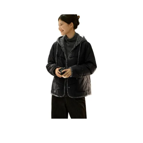 XWI Черный и Фотиния Серый Женские Пуховики