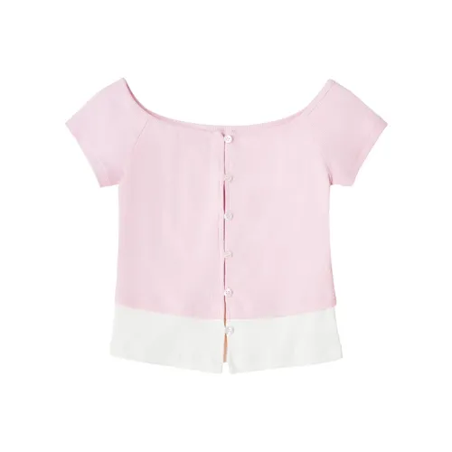 UENA Розовый Stock Женские Короткие топы