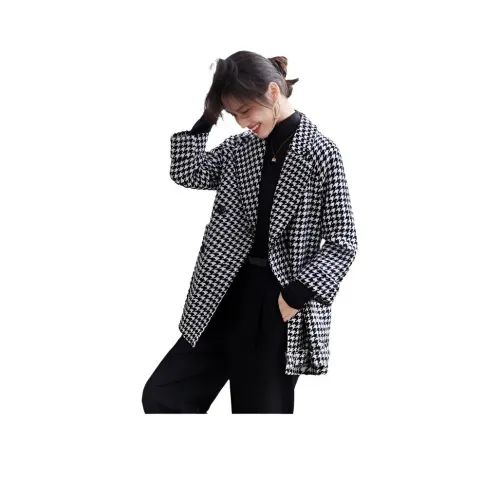 SEAR OFFICIAL Гусиная лапка Женское пальто