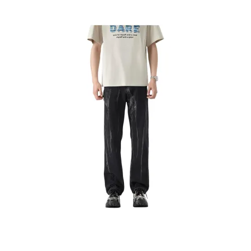 ENPofficial Черные Мужские Джинсы