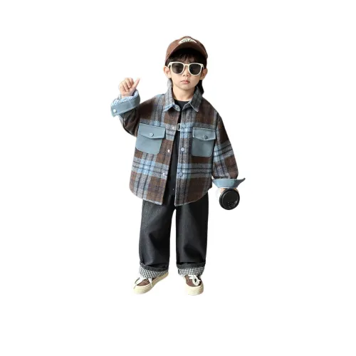 M JBABY Синий Детские Куртки