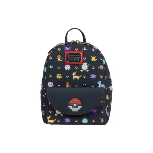 POKEMON Полиуретан Рюкзак Мини Унисекс Черный