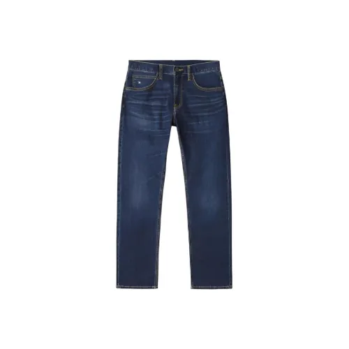 Lee Джинсы Мужские Средне-Темно-Синие