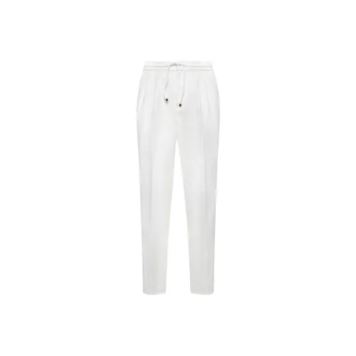 BRUNELLO CUCINELLI Повседневные брюки Мужские Белые