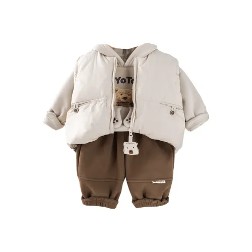 ZHIO Повседневная спортивная одежда Осенний Зимний комплект из 3 предметов для детей