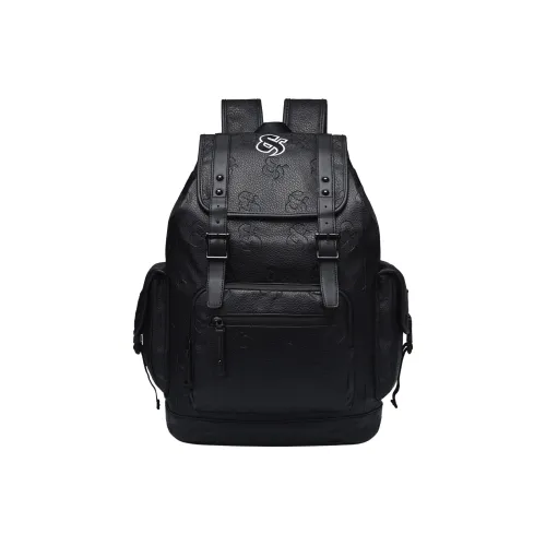 GLORY CO Рюкзак из ПВХ Мужской Цвет Эбеновое дерево