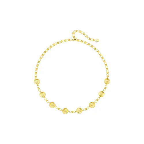 SUN HUNTER Белое золото с покрытием медный цепь из каратового золота женские 1,5 см