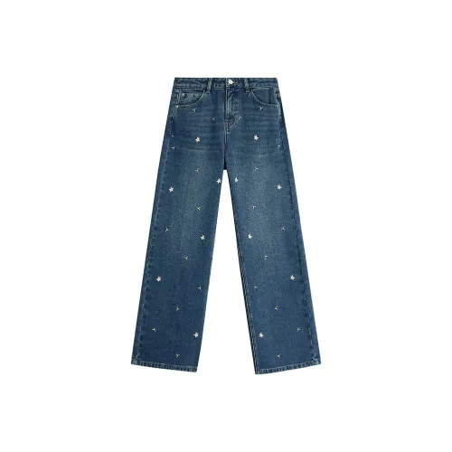 Inman Джинсовый синий Женские джинсы