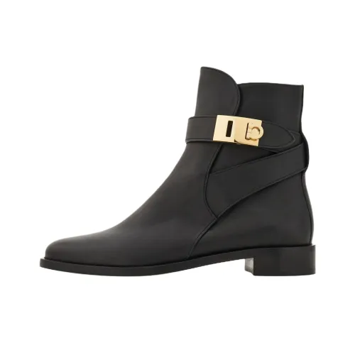 Ferragamo Hug Ботильоны Женские Черные