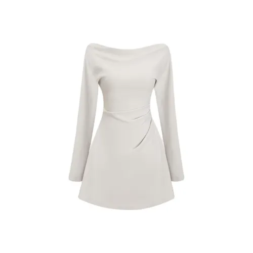 RICH IN CHEESE Длинное платье с длинными рукавами женское