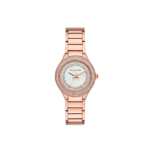 MICHAEL KORS Наручные часы Кварцевый механизм Ремешок из нержавеющей стали 33 мм Матирированный цветной циферблат Женские часы
