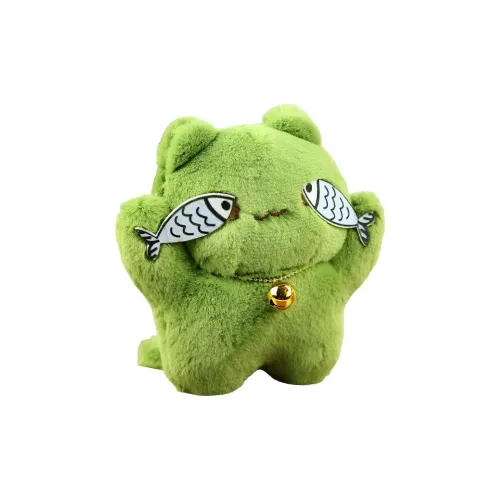 MEIGEHAI Милый и застенчивый кот плюшевый брелок 13 см рекомендуемая высота