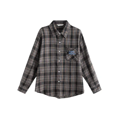 Tonlion Черный Серый Цвет Мужская Рубашка