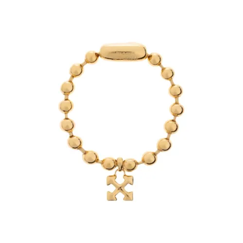 Off Белый Brass Bracelets Женские Золотой