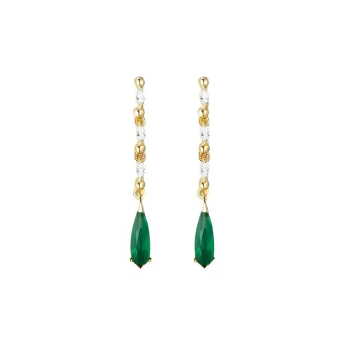 Серьги CHIMERA с золотым покрытием женские