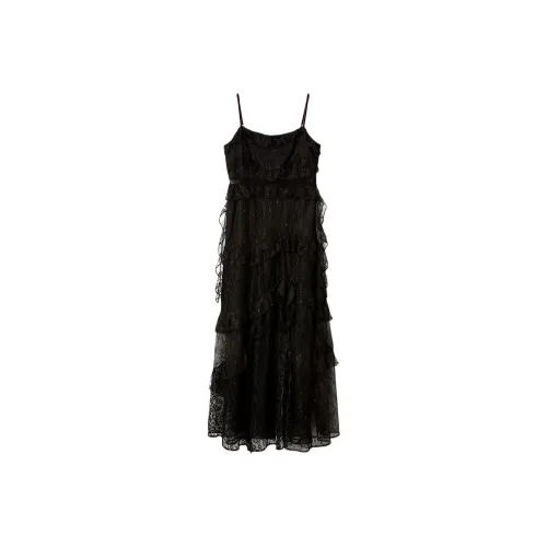 Lily Brown x ANNA SUI ANNA SUI Коллаборация FW25 Slip Платье Женское