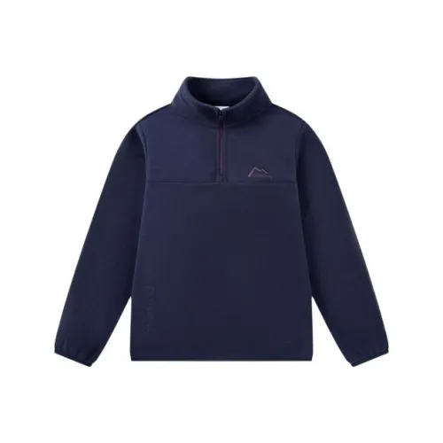 QIAODAN Rhino Cloud Blue Kids Свитшоты