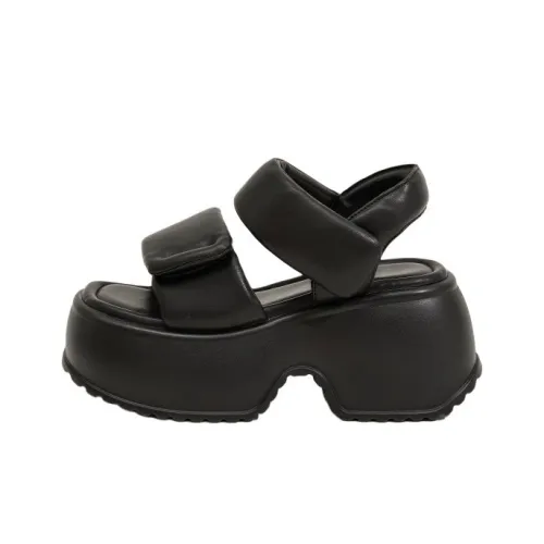 Milan Love Song One Ремешок Сандалии 7 см Женские Черные