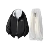 Черный свитшот + Фотиния серый K