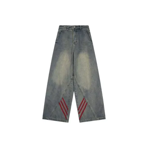 Wang Leshi Имбирно-желтые женские джинсы