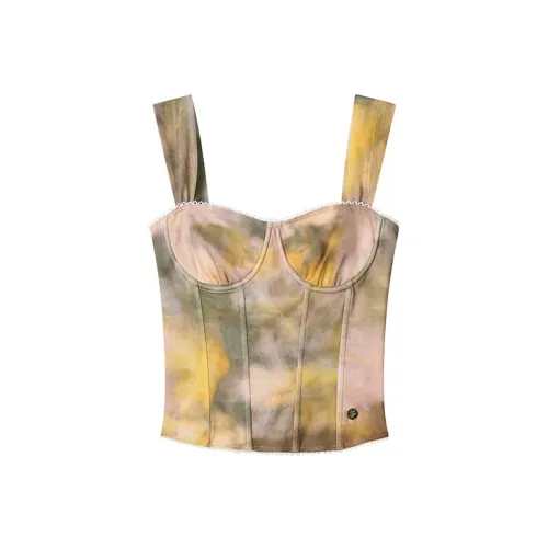 UENA Pink Coffee Смешанный В наличии Женские Топы