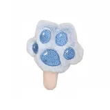 Синий кулон в виде кошачьей лапы