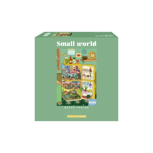 BOTOP Синий Карта Stress Relief Toy Головоломки 1000 шт. The Little World В холодильнике
