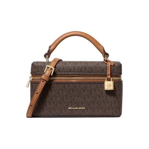 MICHAEL KORS Покрытый холст Одно плечо Сумка Мини Женская Желудево-коричневая