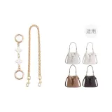 [Золотистый Двухкомпонентный Комплект] Четырехлистный Клевер Удлинительная Цепь 12 см + Декоративная Цепь 45 см