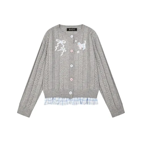 AHDO Серый Женский Трикотаж
