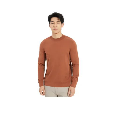 LESS IS MORE Красно-коричневый 25QMS3011S Мужские Свитера