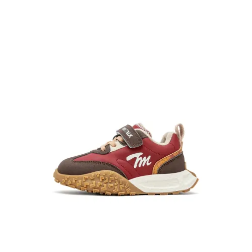 Teenmix Легкие Амортизирующие Низкие Детские Обувь для Повседневной Жизни Красно-Коричневый Детский