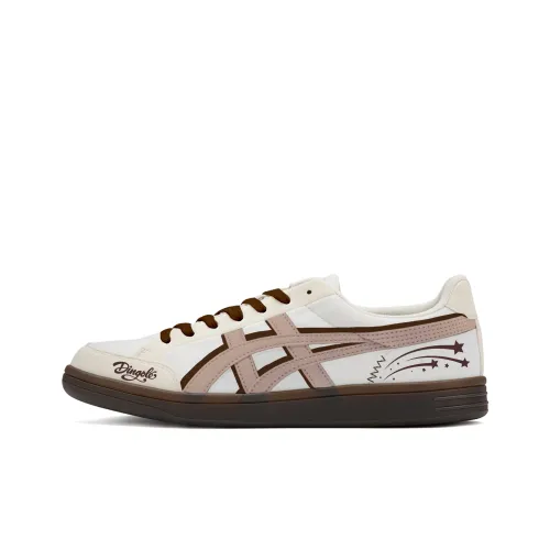 Onitsuka Tiger Advanti Low Top Vintage Скейтборд Кроссовки Унисекс Коричневый Розовый