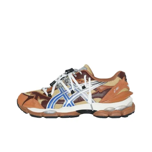 TOGA x Asics Гель CUMULUS 16 Устойчивый к истиранию Низкий Топ Повседневные Беговые кроссовки Унисекс Коричневый