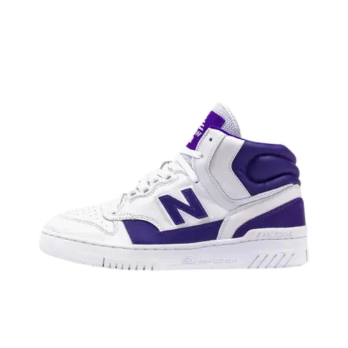 Джеймс Worthy x New Balance NB 740 Скейтборд Кроссовки Мужские Белый Фиолетовый