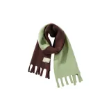 Светло-зеленый и кофе