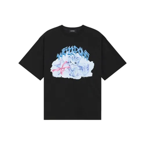 WE11DONE Короткий рукав T-рубашки унисекс черный