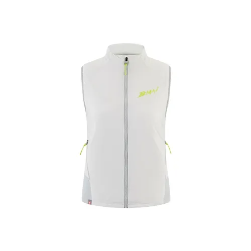 BMAI Винтажный Белый Бежевый Серый Женские Жилеты