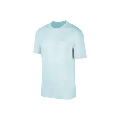 Nike Светло-Синие Мужские Футболки