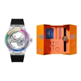 HBR986-Черный ремешок Радужный чехол + Изящные наборы одежды