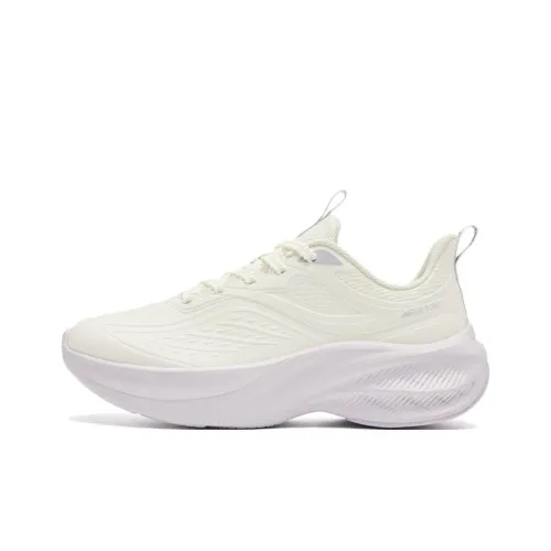 QIAODAN Treat Step 3,0 Водонепроницаемый Легкий Термический Низкий Топ Повседневные Беговые Кроссовки Женские Айвори Белый