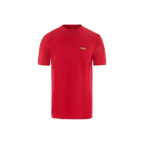 VANS Red Unisex T-Shirts VANS Красный Унисекс Футболки