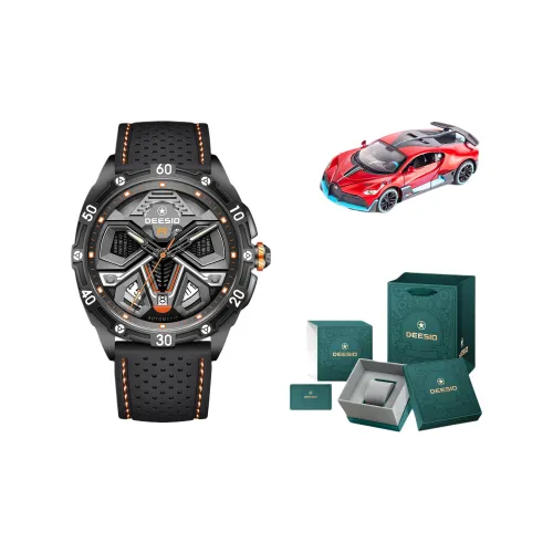 DEESIO Speed Light Collection Автоматический Механический Механизм Часы Мужские Серебристый Циферблат D 505A.M1,1.1 9,1 9J