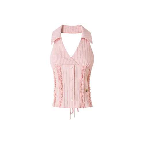 UENA Розовый Stock Женские Рубашки