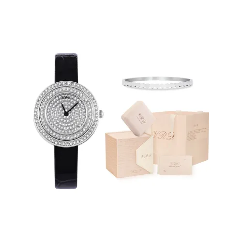 VRQ Possession Collection Mousse Кварцевый механизм Часы Женские Серебристый циферблат