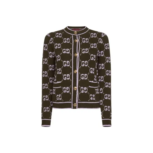 GUCCI Фиолетовые Женские Свитера