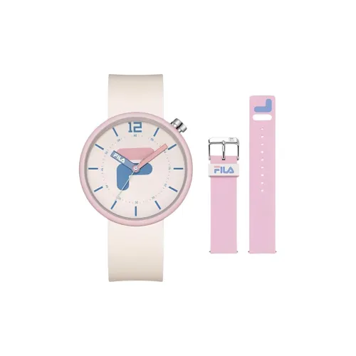 FILA Кварцевые часы механизм силиконовый ремешок белый циферблат унисекс
